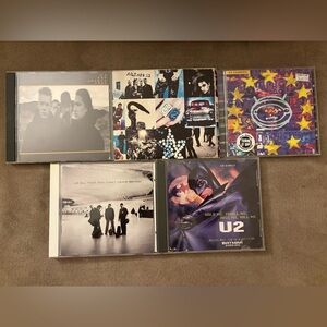 U2 lot of 5 CDs